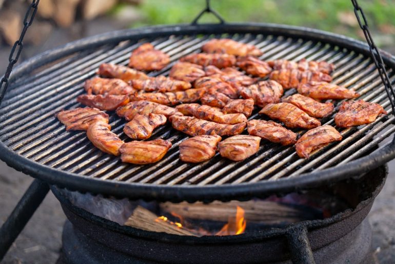 houtvuur barbecue