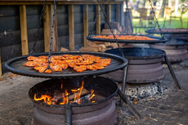 Houtvuur barbecue